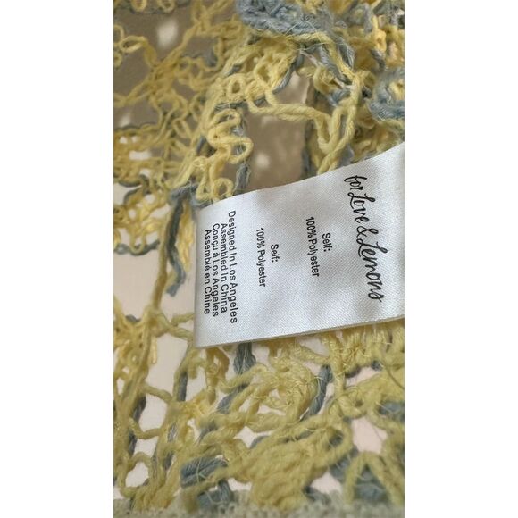 For Love and Lemons Sophia Floral Crochet Crop Top Size S. 2611 - Picture 5 of 5